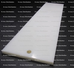 UHMW white sheet .625 inch thick